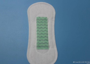 Function of negative ion chip sanitary napkin