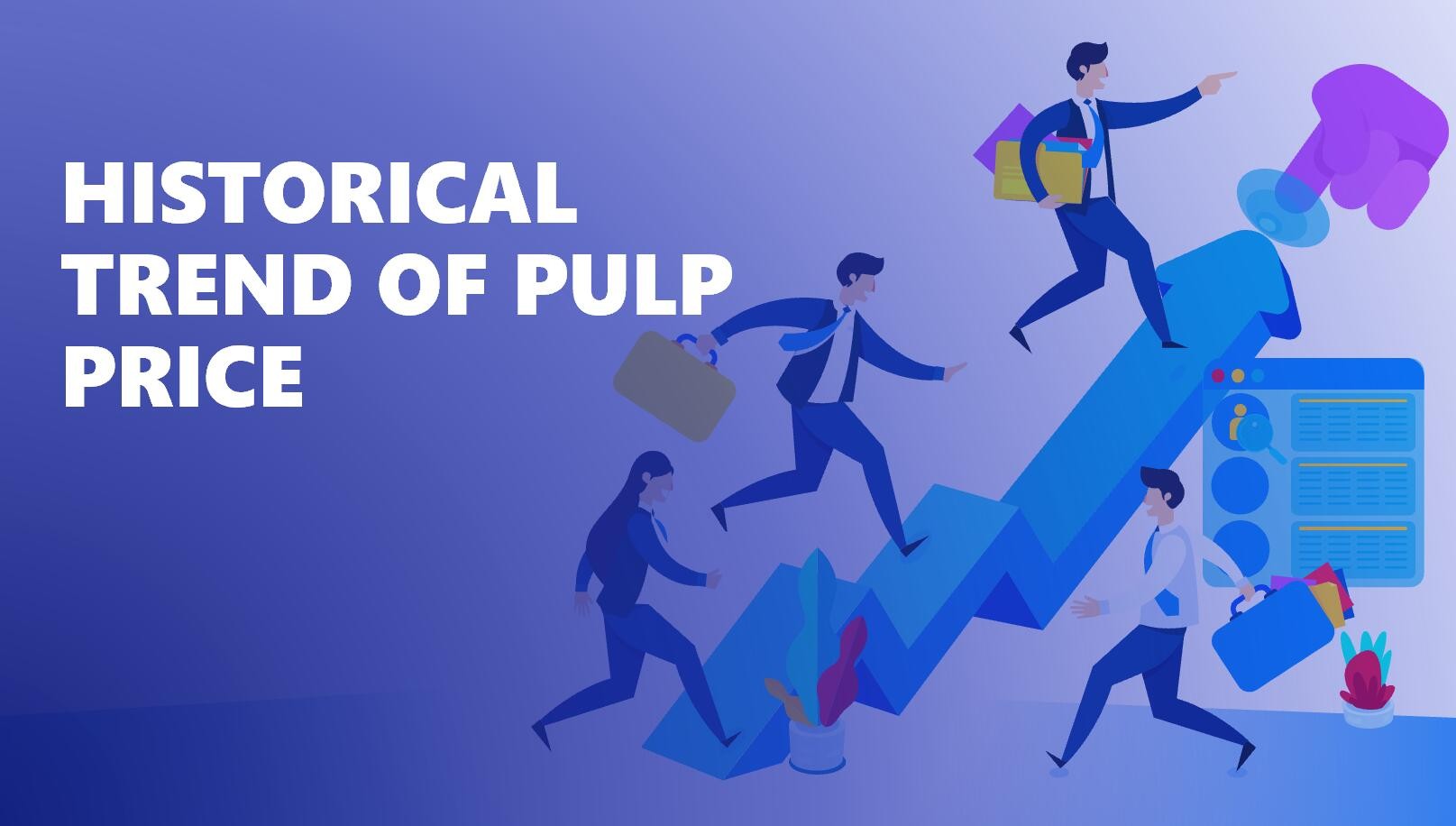 Historical trend of pulp price